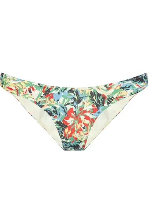 Ganni Floral-print bikini bottoms