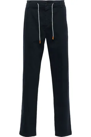 ELEVENTY Pleat-detail drawstring trousers