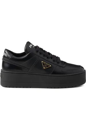 Prada Downtown Bold leather sneakers