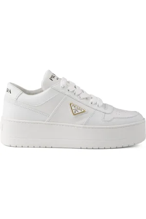 Prada Downtown Bold leather sneakers