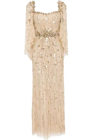 Jenny Packham Brightstar crystal-embellished gown