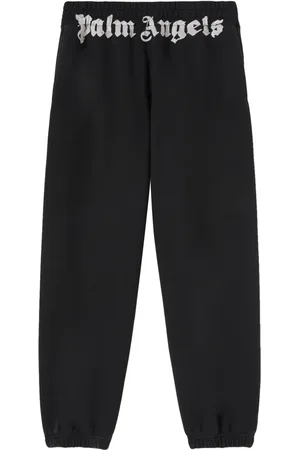 Palm Angels Logo-print cotton track pants