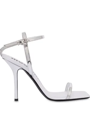 Moschino Metallic-finish sandals