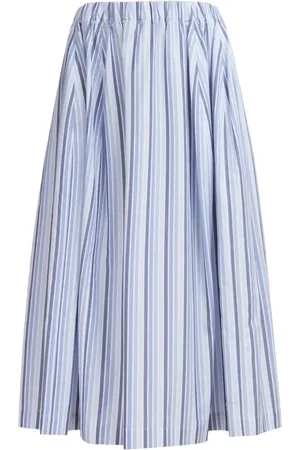 Marni Striped cotton skirt