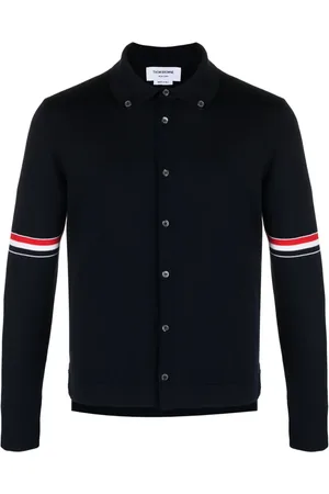 Thom Browne RWB stripe wool cardigan
