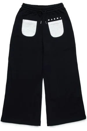 Marni Metallic-detailing cotton track pants