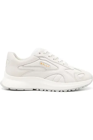 Bally Panelled leather lace-up sneakers