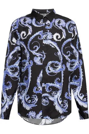 VERSACE Watercolor Couture-print shirt