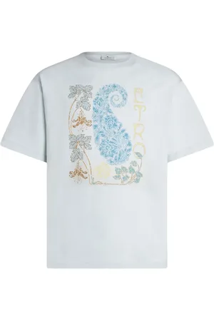 Etro Paisley-print cotton T-shirt