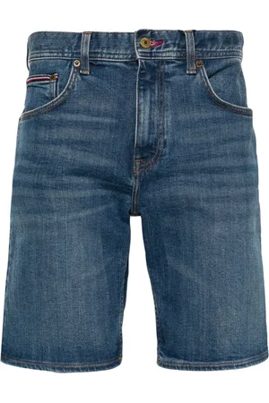Tommy Hilfiger Logo-embroidered denim shorts
