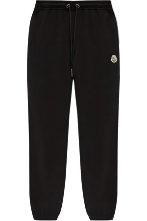Moncler Logo-patch cotton track pants