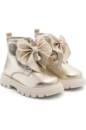 MONNALISA Bow-detail ankle boots