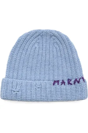 Marni Logo-embroidered wool beanie