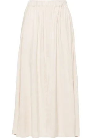 FORTE FORTE Velvet godet midi skirt