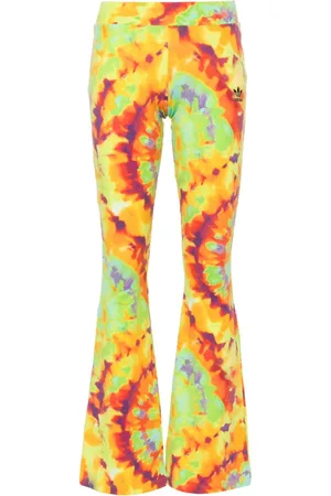 adidas Tie-dye flared trousers