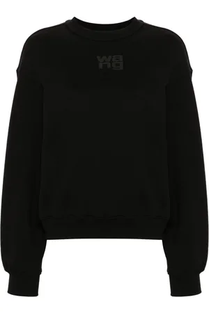 Alexander Wang Logo-embossed cotton sweatshirt