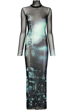 Jean Paul Gaultier Mesh-design dress