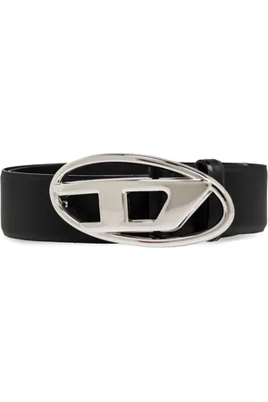 Diesel 1DR logo-buckle leather belt