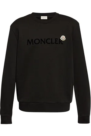 Moncler Flocked-logo cotton sweatshirt