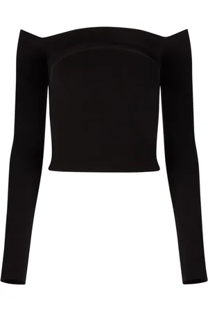 Nina Ricci Off-shoulder wool-blend top