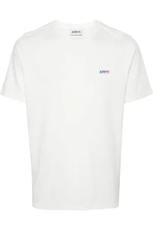 Autry Logo-patch cotton T-shirt