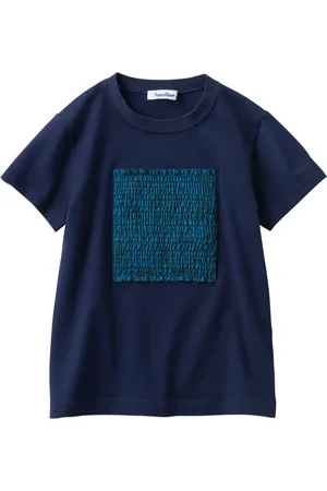 Familiar Appliqu??-detail cotton T-shirt
