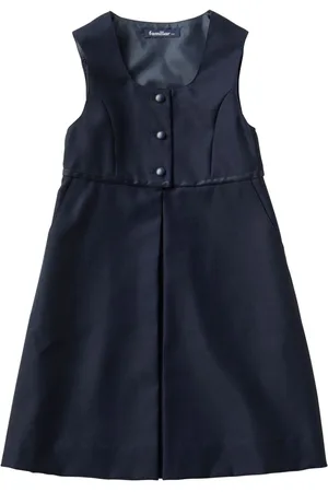 Familiar Sleeveless wool midi dress