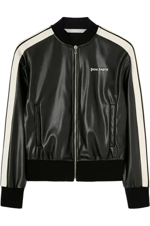 Palm Angels Logo-embroidered bomber jacket
