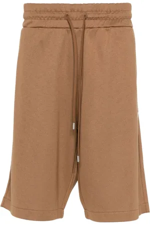 LARDINI Drawstring-waist track shorts