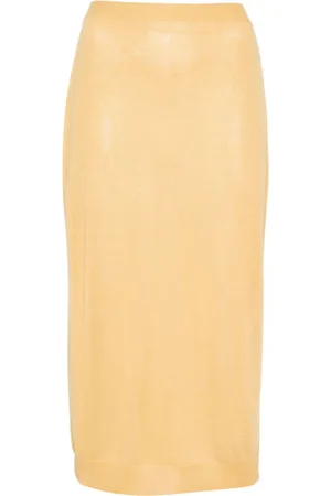 Fabiana Filippi Fine-knit midi skirt