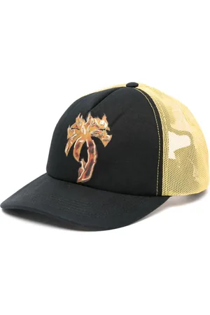 Palm Angels Burning Palm-print mesh cap