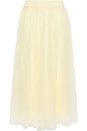 Fabiana Filippi Tulle midi skirt