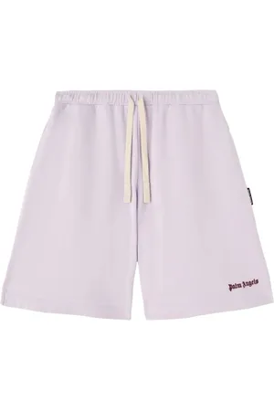 Palm Angels Logo-print cotton shorts