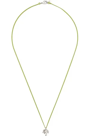 Palm Angels Logo-pendant chain necklace