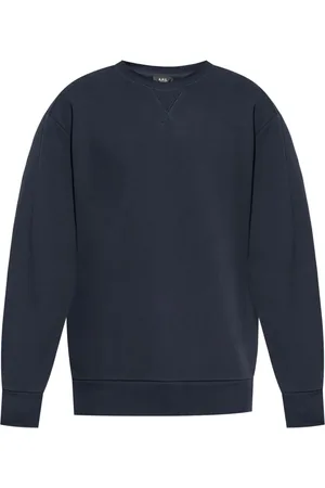 A.P.C. V-insert cotton sweatshirt