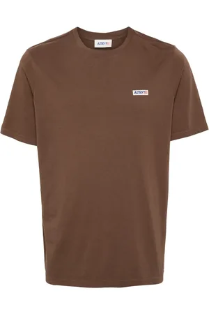 Autry Logo-patch cotton T-shirt