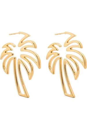 Palm Angels Palm tree-shaped drop earrings
