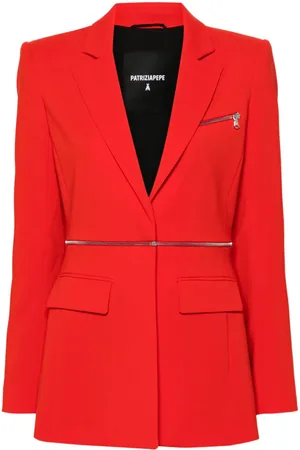Patrizia Pepe Essential zipper-detail jacket