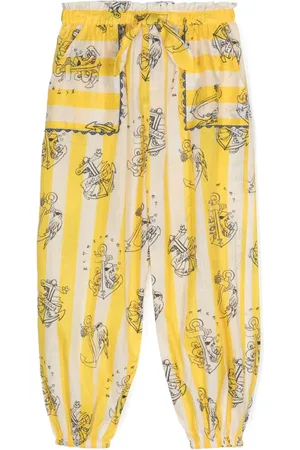 ZIMMERMANN Alight striped harem trousers