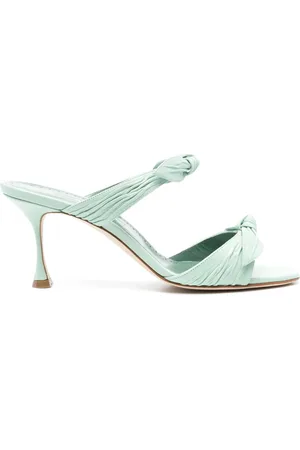 Manolo Blahnik Lollo 70mm leather mules