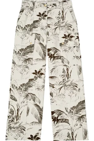 Palm Angels Jungle wide-leg cargo trousers