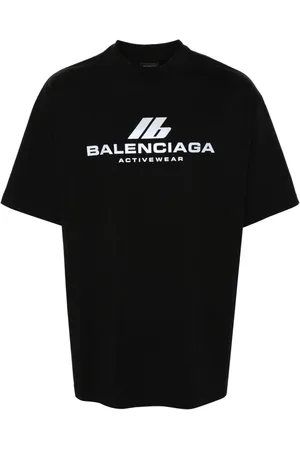 Balenciaga Reflective-logo cotton T-shirt