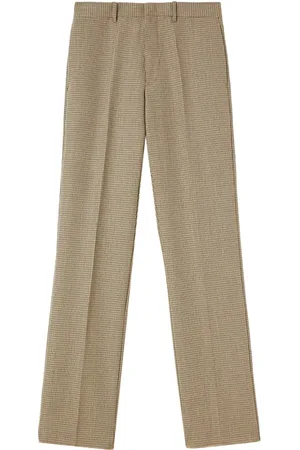 Jil Sander Check-pattern straight-leg trousers
