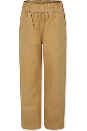 Molo Straight-leg cotton-twill trousers