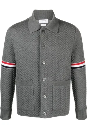 Thom Browne Herringbone-quited work jacket