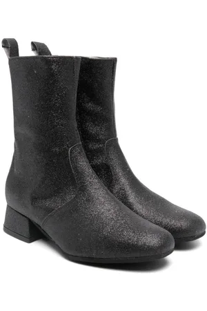 MONNALISA Glitter-detailed ankle boots