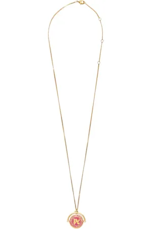 Palm Angels Monogram-pendant chain necklace