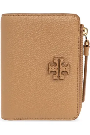 Tory Burch Logo-patch leather wallet