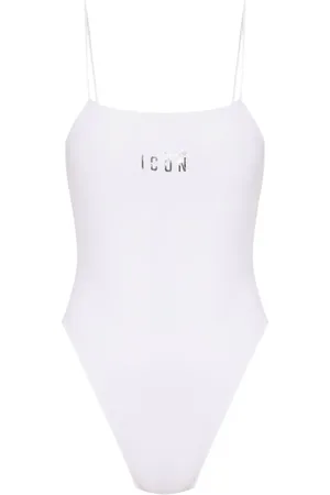 Dsquared2 Logo-print open-back swimsuit