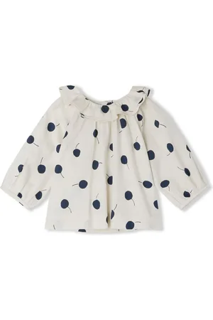 BONPOINT Taj cherry-print blouse